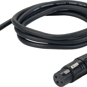 Câble XLR court (3 à 4m - bleu)